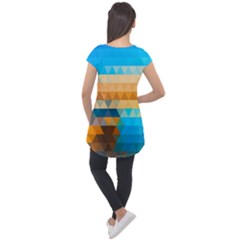 Cap Sleeve High Low Top 