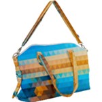 Mosaic  Canvas Crossbody Bag