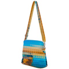 Zipper Messenger Bag 