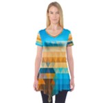 Mosaic  Short Sleeve Tunic 