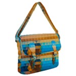 Mosaic  Buckle Messenger Bag