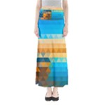 Mosaic  Full Length Maxi Skirt