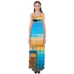 Mosaic  Empire Waist Maxi Dress