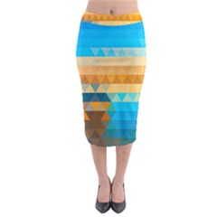 Midi Pencil Skirt 