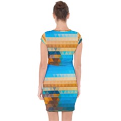 Capsleeve Drawstring Dress  