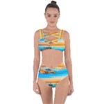 Mosaic  Bandaged Up Bikini Set 