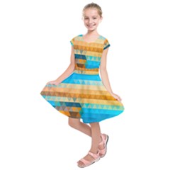 Kids  Short Sleeve Dress 