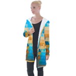 Mosaic  Longline Hooded Cardigan