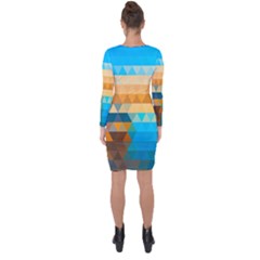 Asymmetric Cut-Out Shift Dress 