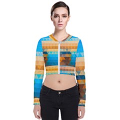 Long Sleeve Zip Up Bomber Jacket 