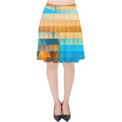 Velvet High Waist Skirt 