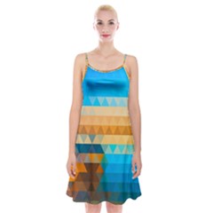 Spaghetti Strap Velvet Dress 