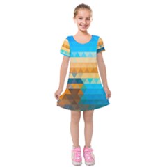 Mosaic  Kids  Short Sleeve Velvet Dress from ArtsNow.com