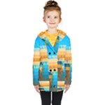 Mosaic  Kids  Double Breasted Button Coat