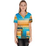 Mosaic  Women s V-Neck Scrub Top