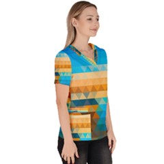 Women s V-Neck Scrub Top 
