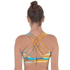 Cross String Back Sports Bra 