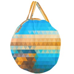Giant Round Zipper Tote 