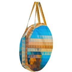 Giant Round Zipper Tote 