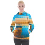 Mosaic  Women s Hooded Pullover