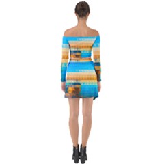 Off Shoulder Top with Skirt Set 