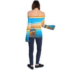 Off Shoulder Long Sleeve Top 