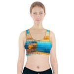 Mosaic  Sports Bra With Pocket