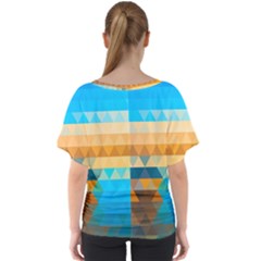 V-Neck Dolman Drape Top 