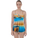 Mosaic  Babydoll Tankini Set