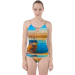 Cut Out Top Tankini Set 