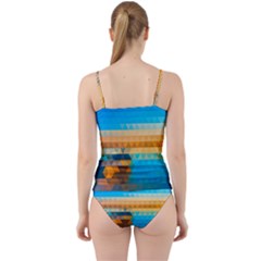 Cut Out Top Tankini Set 