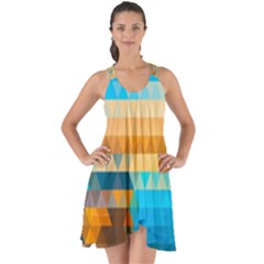 Show Some Back Chiffon Dress 