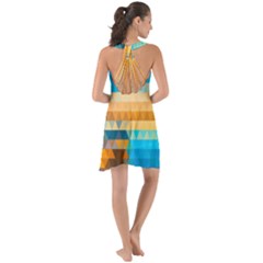 Show Some Back Chiffon Dress 