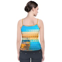 Velvet Spaghetti Strap Top 