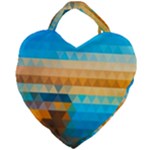 Mosaic  Giant Heart Shaped Tote