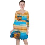 Mosaic  Ruffle Dress