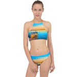 Mosaic  Racer Front Bikini Set