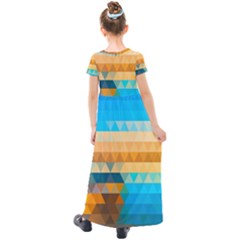 Kids  Short Sleeve Maxi Dress 