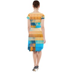 Cap Sleeve Midi Dress 