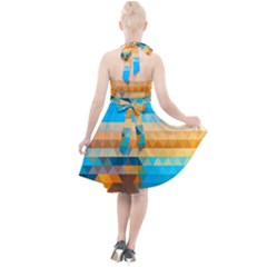 Halter Party Swing Dress  