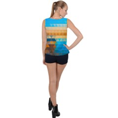 Bubble Hem Chiffon Tank Top 