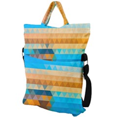 Fold Over Handle Tote Bag 
