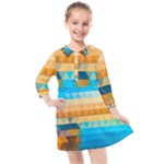 Mosaic  Kids  Quarter Sleeve Shirt Dress