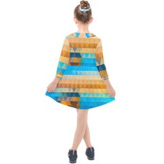 Kids  Quarter Sleeve Shirt Dress 