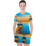 Mosaic  Women s Tee and Shorts Set