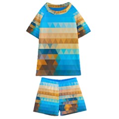 Kids  Swim T-Shirt and Shorts Set 