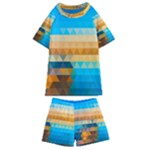 Mosaic  Kids  Swim Tee and Shorts Set