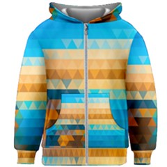 Kids  Zipper Hoodie Without Drawstring 