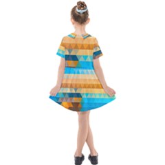 Kids  Short Sleeve Shirt Dress 