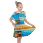 Mosaic  Kids  Shoulder Cutout Chiffon Dress